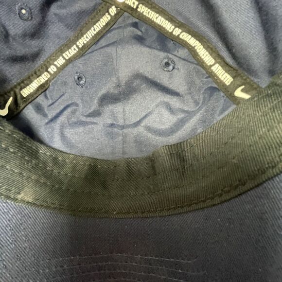 Nike Hat MLB Tampa Bay Devil Rays L/XL Blue Fitted Baseball Cap Vintage Logo - Picture 6 of 7